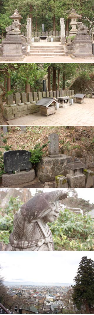 The graves of Byakko-tai