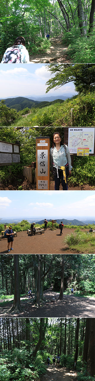Hiking at Mt. Kagenobu