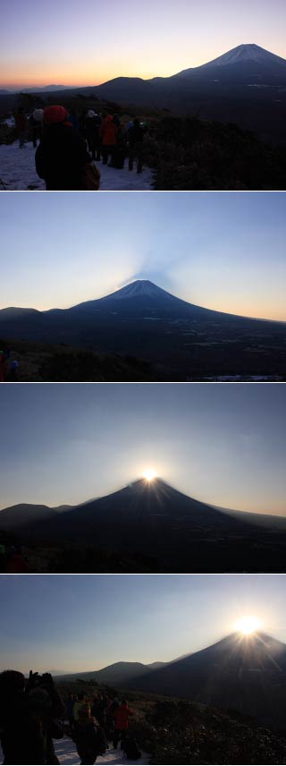 Diamond Fuji at Mt. Ryugadake